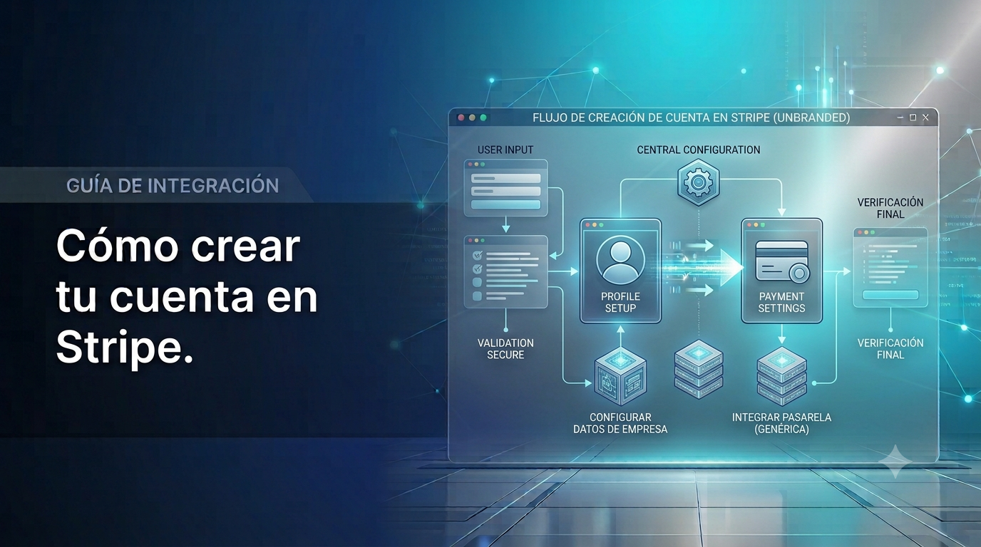 Cómo crear tu cuenta en Stripe